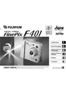 Fujifilm FinePix F401 manual. Camera Instructions.